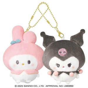 ■2025AW　先行予約■　サンリオ　ニコぬいキーホルダー　まるもっち　マイメロディ＆クロミ