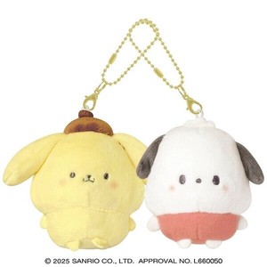 ■2025AW　先行予約■　サンリオ　ニコぬいキーホルダー　まるもっち　ポムポムプリン＆ポチャッコ