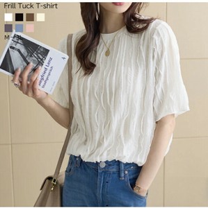Tシャツ 長袖 半袖 ラウンドネック 夏春秋 無地 ゆったり 快適 レディース ファッション   MBQ3125
