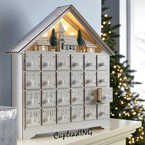 【2025新作】INSスタイル 24日間カウントダウンカレンダー クリスマスツリー 家庭置物 指輪収納ケース