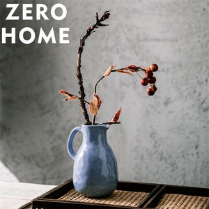 リビング飾り シンプル陶器製フラワーホルダー