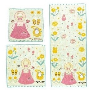 となりのトトロ ミニタオル ウォッシュタオル フェイスタオル 「 お洋服とトトロ 」 タオル スタジオジブリ