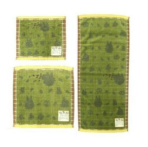 となりのトトロ ミニタオル ウォッシュタオル フェイスタオル 「オータムグリーン」 タオル スタジオジブリ