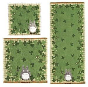 となりのトトロ ミニタオル ウォッシュタオル フェイスタオル 「はらっぱ」 ハンカチ スタジオジブリ