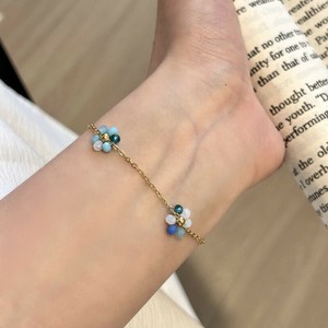 韓国　ステンレス　ブレスレット レディース　ブレスレット シルバー925　メッキ ブレスレット シルバー