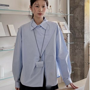 u28966トップス レディース  Tシャツ シャツ ブラウス バッグ付き 長袖 韓国風 2025秋新作