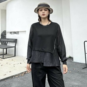 u28992トップス レディース  Tシャツ プルオーバー 仮二点 3色 カジュアル 韓国風 2025夏秋新作