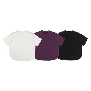 P22914メンズ Tシャツ トップス 2025秋新作 カジュアル 半袖 無地  ゆるい 日系 ヴィンテージ ルーズ