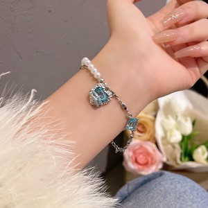 韓国　ブレスレット レディース　ブレスレット シルバー925　メッキ ブレスレット シルバー