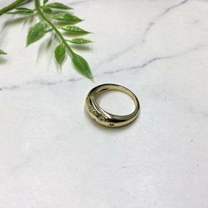 银戒指 巴洛克碎石 星星 宝石