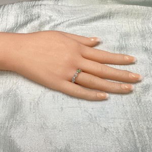 银戒指 花朵 巴洛克碎石 宝石