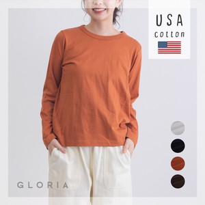 【入荷しました！】【2025初秋物新作】USAコットン長袖Tシャツ