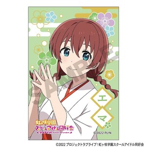 ■2025AW　先行予約■　ラブライブ！　スクエア和紙缶バッジ　エマ・ヴェルデ
