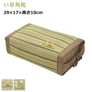 い草枕 い草まくら 角枕 まくら 枕 い草 いぐさ 29×17×高さ10cm （ふくろう フラワー） 抗菌 防臭