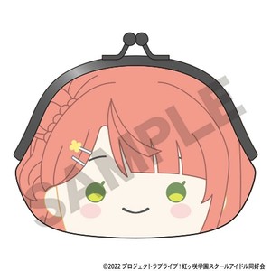 ■2025AW　先行予約■　ラブライブ！虹ヶ咲学園スクールアイドル同好会　顔型がま口　上原 歩夢
