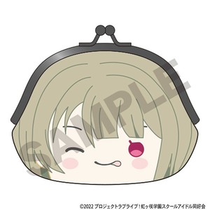 ■2025AW　先行予約■　ラブライブ！虹ヶ咲学園スクールアイドル同好会　顔型がま口　中須 かすみ