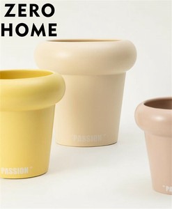北欧テイスト リングリム陶器鉢 クリームホワイト 多肉植物用 卓上サイズ