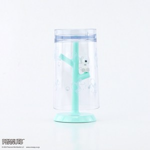 うがいコップ&スタンド (PEANUTS / スヌーピー W＆B) CUP&STAND (Snoopy W&B)　バス用品