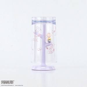 うがいコップ&スタンド (PEANUTS / チャーリー・ブラウン W＆B) CUP&STAND　バス用品