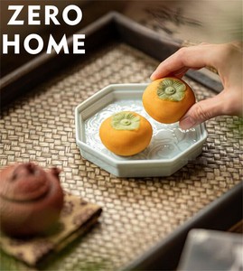 手作風蓮文様 陶器小鉢 お茶菓子・果実盛りに