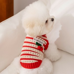 犬用服装 可爱 樱桃