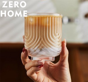 シンプルタイプ 厚手ガラス製 飲料用カップ 日常向け