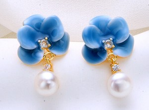 树脂耳针耳环 Design 花朵