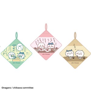ちいかわ 食べるの大好き?  ループタオル3P