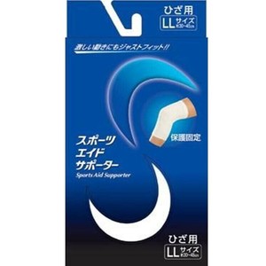 ピバンナー　スポーツエイドサポーター　ホワイト　ひざ　LL