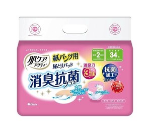 80496) アクティ肌ケア紙パンツ用尿とりパッド 34枚 824492