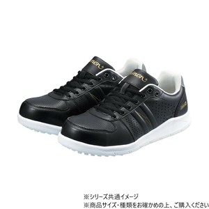 シモン プロスニーカー NS611 黒静電 25.5cm 2313390