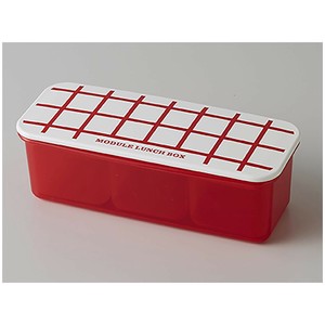 MODULE モジュール LUNCH BOX 弁当箱 S グリッド レッド 24-462515