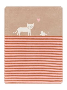 ミニブランケット　ベビー・キッズ　MAJA　キャット　オーストリア製　オーガニックコットン  ギフト