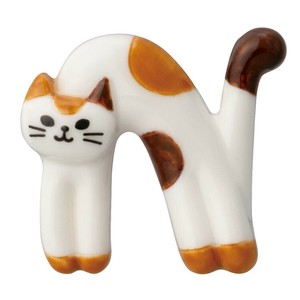 【箸置き】Cat's initial ネコのイニシャルシリーズ 猫のイニシャル箸置き N
