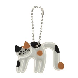 【キーホルダー】Cat's initial ネコのイニシャルシリーズ 猫のイニシャルキーリング M