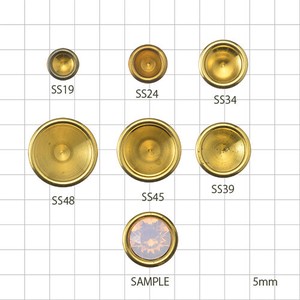 石座 挽物 ver.1 真鍮 10個 RAW 生地 金具 パーツ 手芸 ハンドメイド 材料