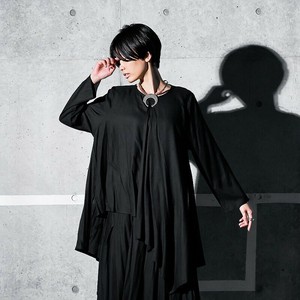 Button Shirt/Blouse Asymmetrical Rayon [2025 NEW]
