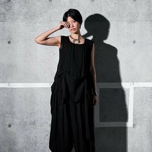 2025年新商品 洋装/连衣裙 无袖 化纤/人造丝