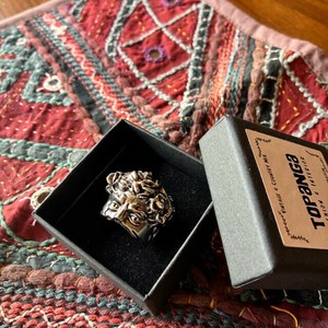 One half face リング　シルバー　15号　指輪　アクセサリ ー　ジュエリー　プレゼント