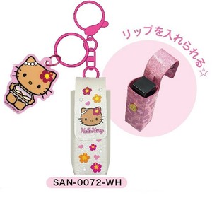 ★【9月中旬入荷予定】ハローキティ　ギャルシリーズ　リップケースチャーム　日焼け　パールホワイト