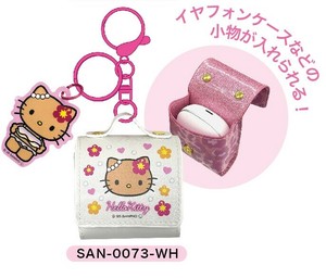 ★【9月中旬入荷予定】ハローキティ　ギャルシリーズ　マルチケースチャーム　日焼け　パールホワイト