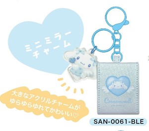 ★【9月中旬入荷予定】サンリオ　エンジェルシリーズ　ミニミラーチャーム　シナモロール　ブルー