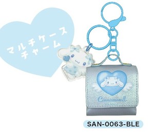 ★【9月中旬入荷予定】サンリオ　エンジェルシリーズ　マルチケースチャーム　シナモロール　ブルー