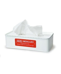 （取り寄せ品）☆ﾏｰｷｭﾘｰ TISSUE ﾎﾞｯｸｽ ﾎﾜｲﾄ