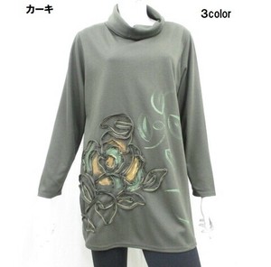【秋冬物新商品】花コード刺繍チュニック