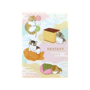 【A5クリアファイル】mofusand クリアファイルA5W 和菓子