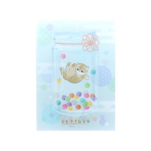 【ポケットファイル】mofusand クリアファイルエンベロープ付 こんぺいとう