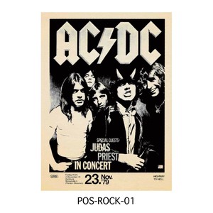 ■2025AW　新作■　ロックバンド ポスター　Lサイズ　POS-ROCK-01