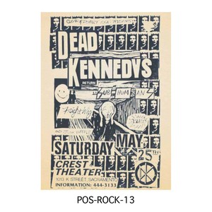 ■2025AW　新作■　ロックバンド ポスター　Lサイズ　POS-ROCK-13
