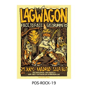 ■2025AW　新作■　ロックバンド ポスター　Lサイズ　POS-ROCK-19